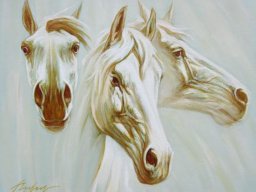 Horses set free III 38x46 cm